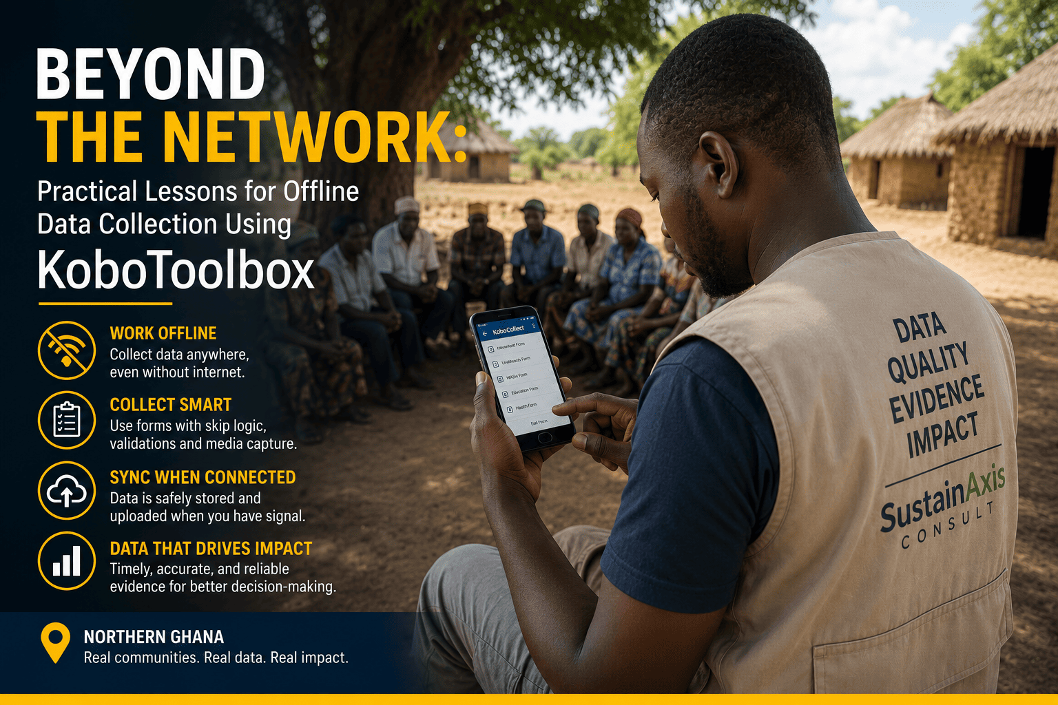 Beyond the Network: Practical Lessons for Offline Data Collection Using KoboToolbox